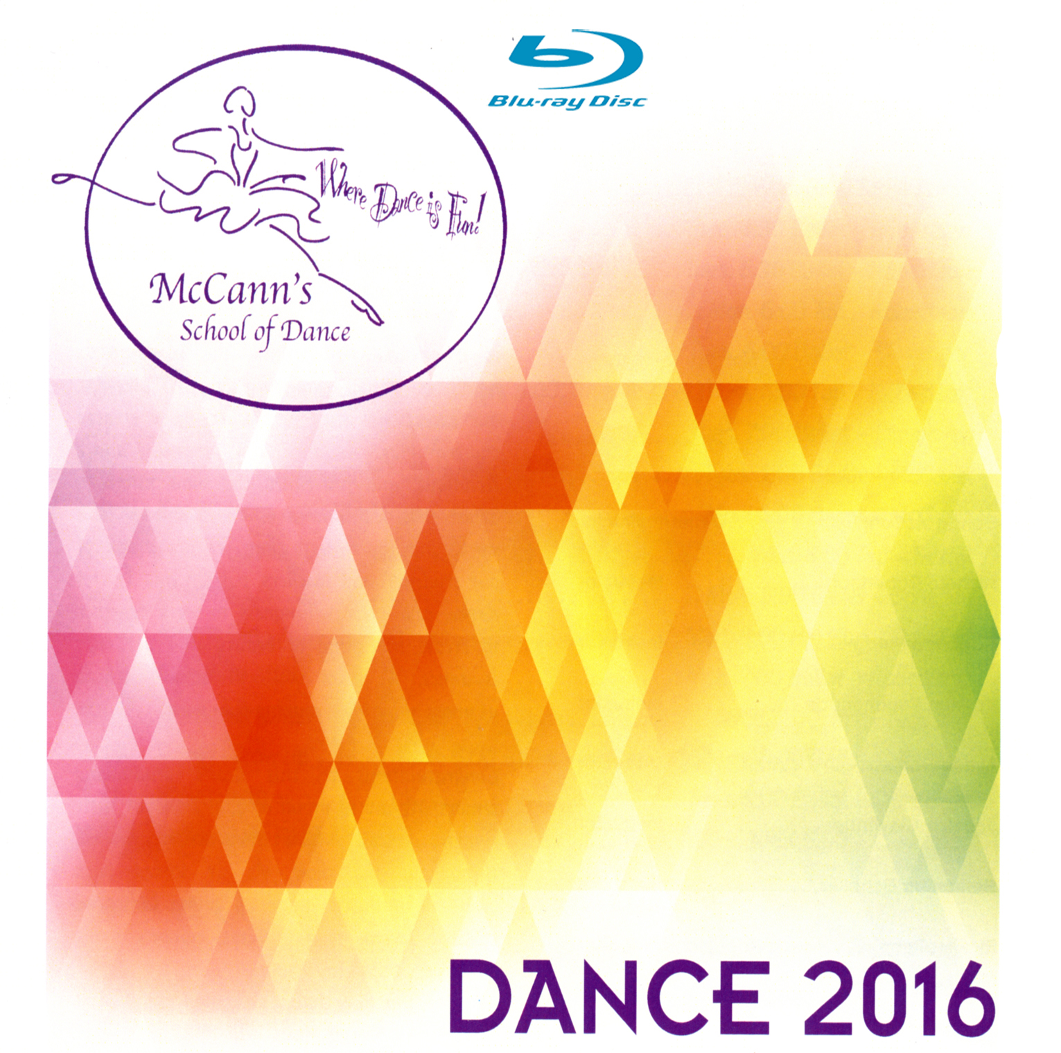 McCann's School Of Dance-2016 BLU-RAY/DVD set